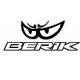 BERIK GUANTES EN CUERO G-5991-BK ROJO/NEGRO/ BLANCO