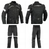 TRAJE DE CORDURA DE HOMBRE COMPUESTO POR CHAQUETA LVR66-HIGHWAY+PANTALONES UNISEX LVR47-VOYAGER USO INVIERNO VERANO MARCA LOVO®