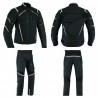 TRAJE DE CORDURA DE HOMBRE COMPUESTO POR CHAQUETA TRICAPA DE TODA ESTACIÓN LVE20-ELITE + PANTALÓNES UNISEX- HIGHWAY LOVO®