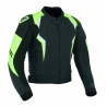 CHAQUETA LVX97-RACER COLOR: NEGRO MATE / FLUORESCENTE / BLANCO
