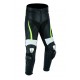 Pantalones de cuero para moto (unisex) marca lovo color negro blanco fluor referencia: lvx76P-racer