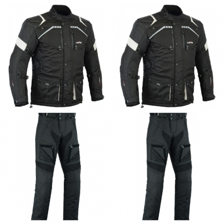 Moto Impermeable Cordura Textil Pantalones Armours Reflector