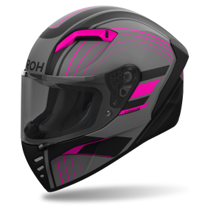 CASCO INTEGRAL AIROH CONNOR LOGRA ROSA MATE