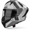 CASCO INTEGRAL AIROH VISOR MATRYX GRIS CLARO BRILLO