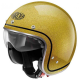 Casco Airoh Riot con purpurina dorada