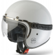 CASCO AIROH JET GARAGE COLOR BLANCO BRILLO