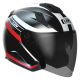 CASCO LEM QUICK ROJO NEGRO