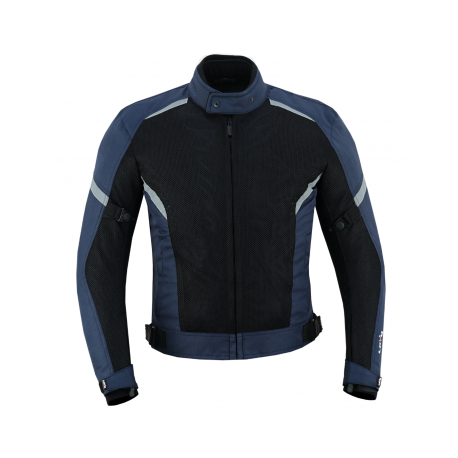 CHAQUETA DE MOTO LVK2N5-PRIMEX DE VERANO PERFORADA DE DOS CAPAS CON FORRO IMPERMEABLE DESMONTABLE PARA HOMBRE LOVO®