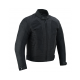 CHAQUETA DE MOTO LVKS90-LITE DE VERANO EN COLOR NEGRO COMPLETO CON DISEÑO PERFORADO Y SIN FORRO (HOMBRE) LOVO®