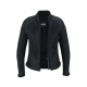 CHAQUETA DE MOTO LVKS96-LITE DE VERANO EN COLOR NEGRO COMPLETO CON DISEÑO PERFORADO Y SIN FORRO (MUJER) LOVO®