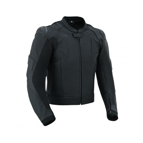 CHAQUETA DE CUERO PARA MOTOCICLISTAS SIN JOROBA - EQUIPO DE PROTECCIÓN, (HOMBRES LVX9R-RACER LOVO®