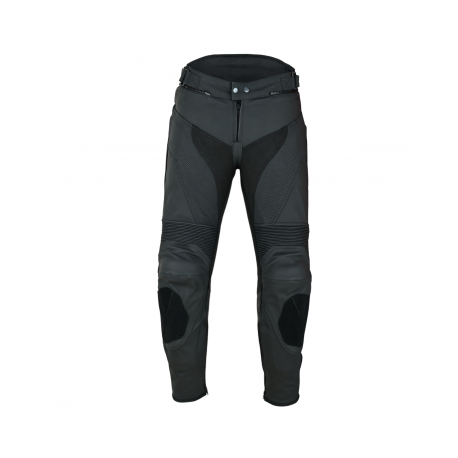 PANTALONES DE CUERO LVX7R-RACER PARA MOTOCICLISTAS SIN PROTECCIONES METÁLICAS EN RODILLAS - EQUIPO DE PROTECCIÓN, (UNISEX LOVO®