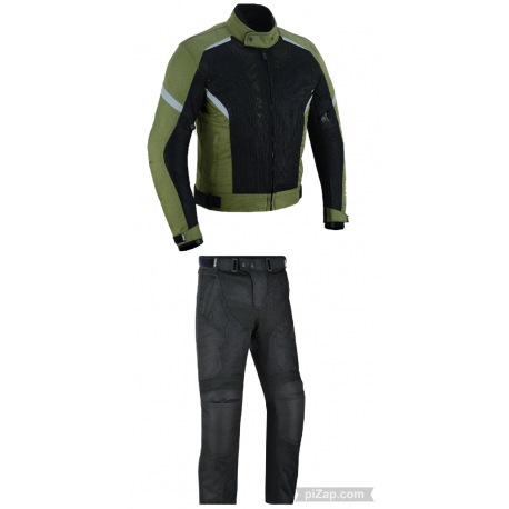 TRA DE CORDURA COMPUESTO POR CHAQUETA DE VERANO PERFORADA LVK2N2-PRIMEX HOMBRE+ PANTALONES DE VERANO UNISEX LVKS70-LITE LOVO®