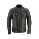 CHAQUETA DE CUERO LVZC68-VINTAGE PARA MOTO DE LONGITUD 3/4 (UNISEX) LOVO®