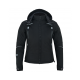 CHAQUETA DE MOTO MUJER SOFTSHELL CON PROTECCIONES Y CAPUCHA DESMONTABLE LVE16-NORTH LOVO®