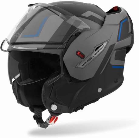 CASCO AIROH MODULAR MATHISSE II AZUL GENIUS MATE