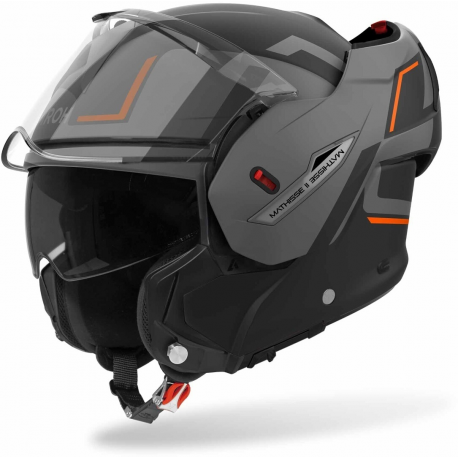 CASCO AIROH MODULAR MATHISSE II GENIUS NARANJA MATE