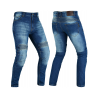 PANTALOMES VAQUEROS UNISEX DE MOTO REFORZADOS CON PROTECCIONES CE RESISTENTES A LA ABRASIÓN, PROTECCIONES DESMONTABLES