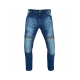 PANTALOMES VAQUEROS UNISEX DE MOTO REFORZADOS CON PROTECCIONES CE RESISTENTES A LA ABRASIÓN, PROTECCIONES DESMONTABLES