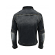 CHAQUETA VAQUERA UNISEX DE MOTO LVJ2S-URBAN / REFORZADA CON PROTECCIONES CE – ANTI ABRASIÓN, PROTECCIONES DESMONTABLES LOVO®