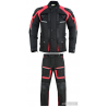 TRAJE DE CORDURA DE HOMBRE COMPUESTO POR CHAQUETA PREMIUM 3/4 DE TRES CAPAS, APTA Y PANTALONES PREMIUM UNISEX LOVO®