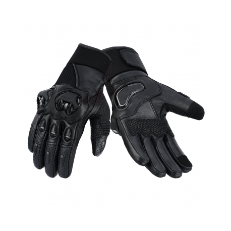 GUANTES DE MOTO DE VERANO EN CUERO Y MALLA (UNISEX) LVTS30-AEROFLOW / LOVO®