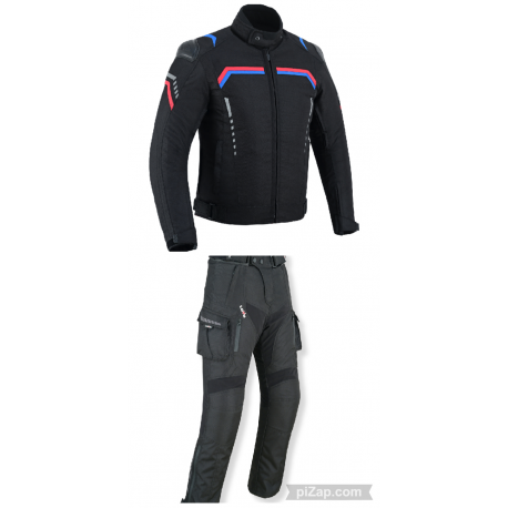 TRAJE DE CORDURA DE HOMBRE COMPUESTO POR CHAQUETA LVF2RC-FLEX+ PANTALONES UNISEX LVF3B-CARGOFLEX USO INVIERNO VERANO LOVO®