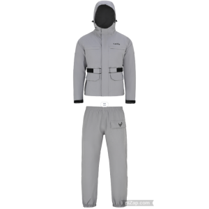 TRAJE DE LLUVIA COMPUESTO POR CHAQUETA IMPERMEABLE Y PANTALONES IMPERMEABLES UNISEX LOVO®