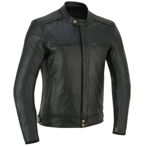 Chaqueta de Moto de Piel de Vacuno Premium – Unisex, con Protectores CE en Hombros, Codos y Espalda LOVO®