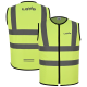 Chaleco Básico de Alta Visibilidad LOVO, Amarillo Fluorescente LOVO®